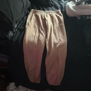 Tan medium nike sweatpants
